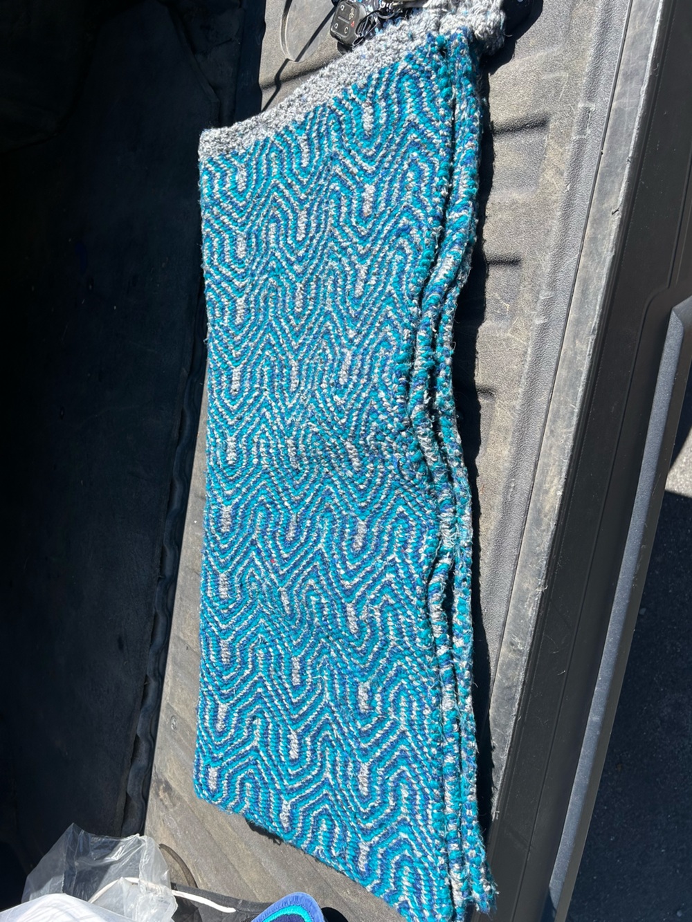 Double weave western saddle pad